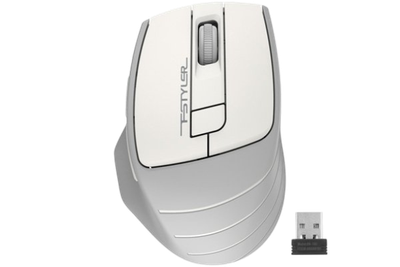 Миша бездротова A4Tech FG30 Grey/White