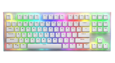 Клавіатура Hator Gravity X Orange Linear Switch RGB White (HTK551)