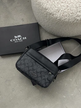 Мужская сумка COACH GRAHAM CROSSBODY через плечо черный