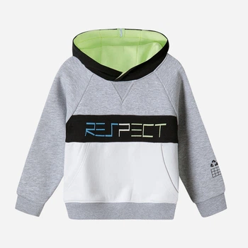 Дитяче тепле худі для хлопчика Minoti never 7 39457JNR 104-110 см Сіре (5063025165913)