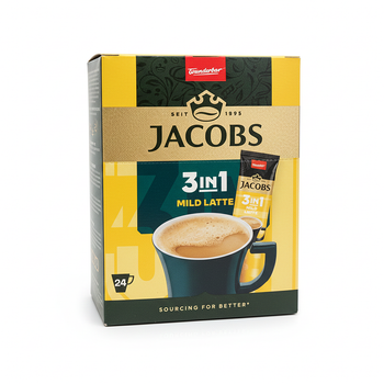 Кофе JACOBS 3 в 1 "Latte" 24*13г