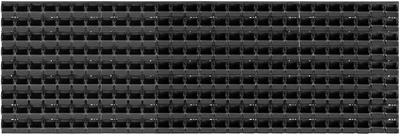 Tablica narzędziowa Kadax ścianka warsztatowa 232 x 78 cm 252 elementy K7676 Czarna (5903699468289)