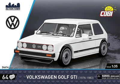 Klocki konstrukcyjne Cobi Action Town Volkswagen Golf GTI 1976-1983 1:35 64 elementy COBI-24614 (5902251246143)
