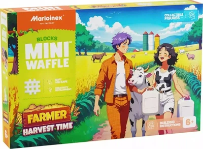 Конструктор Marioinex Waffle mini Farmer Час збору врожаю 102 елементи 907566 (5903033907566)