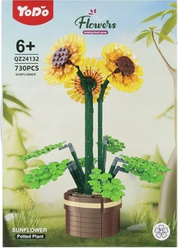 Конструктор Mega Creative Flowers 730 елементів QZ24132 (5907414303794)