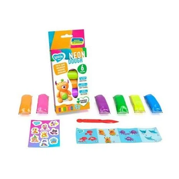 Набор для лепки с тестом "Lovin Neon Assorted", 6 цветов