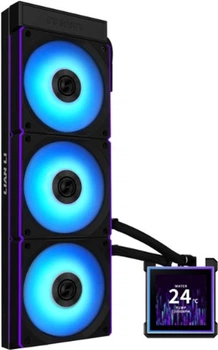 Система водяного охолодження Lian Li HydroShift II LCD-S 360CL Black (G89.GHS2LCDS36CB.00)