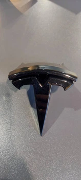 Знак "Т" переднього бампера (графіт) Tesla Model S рест Аналог 1053686-00-F