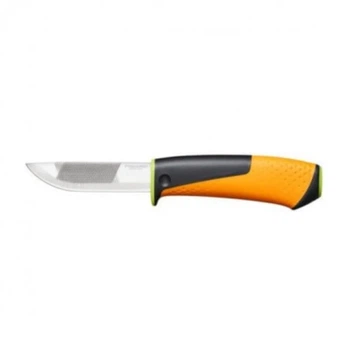 Нож для тяжелых работ с точилкой Fiskars 1023619