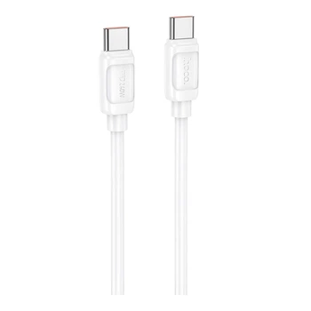Зарядний кабель Hoco X115 Surpass Type-C to Type-C 240W 1m White