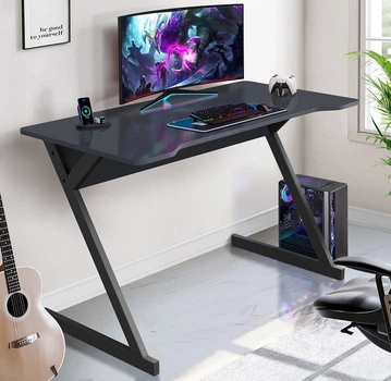 Стіл комп'ютерний AMF Dexter DX1200 1200х600х750Н чорний графіт/антрацит (221329)