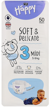 Pieluszki Bella Baby Happy Rozmiar 3 5-9 kg 50 szt (5900516605391)