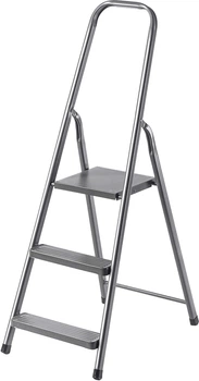 Сталева драбина Kadax Ceriana з платформою 3 сходинки 125 кг K10438 (5906638300787)