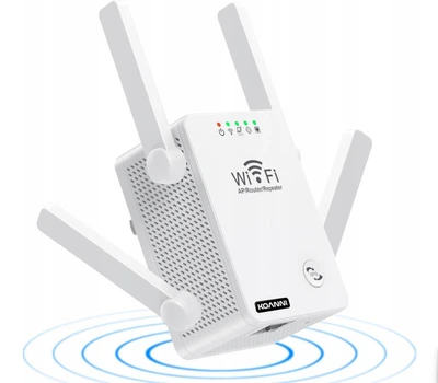 Усилитель сигнала Wi-Fi ретранслятор высокой мощности 300 Мбит/с 4 антены Koanni (Al3)