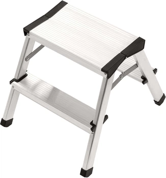 Алюмінієва драбина Kadax Musko з платформою 2 сходинки 125 кг K4416 (5903699435038)