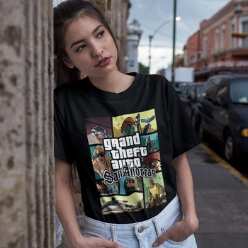 Футболка Grand Theft Auto (GTA San Andreas) S чорний