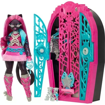 Игровой набор-сюрприз Mattel Monster High Тайны ужасающего Ужас-секреты Кэтти Нуар JBG82
