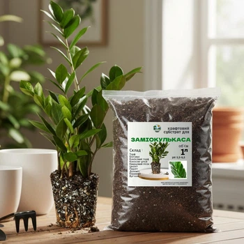 Субстрат крафтовый для замиокулькаса 1л (Zamioculcas zamiifolia)
