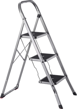 Сталева драбина Kadax Toro з платформою 3 сходинки 150 кг K6584 (5903699457283)