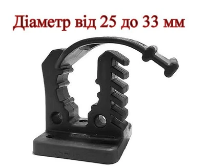 Гумовий фіксатор 25-33мм 1шт. Кріплення на MOLLE панель для ліхтарів інструменту Super Fix NSR1635