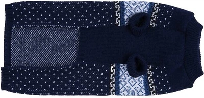 Светр для собак Amiplay Bergen 23 см Темно-синій (5907563275836)