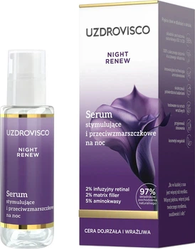 Serum do twarzy Uzdrovisco Night Renew stymulujące 30 ml (5904917484432)