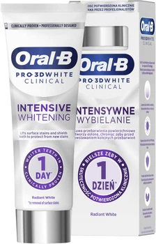Зубна паста Oral-B Pro-3D White Clinical Intensive Whitening Сяюча білизна 75 мл (8700216922838)