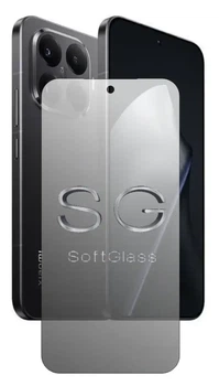 Пленка для Xiaomi 15T на экран износоустойчивая полиуретановая SoftGlass