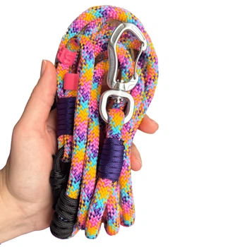 Повідець вільні руки для собак SPES hands free 2в1, 4м/8 мм, puzzle (22042)