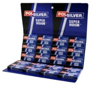 Набір лез до машинки для гоління PolSilver 20 x 5 шт (5901464022162)