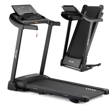 Беговая дорожка Gymtek XT580: Электрическая, 3 л.с., 14 км/ч, Cloud Cushion, Наклон 3 уровня, 15 программ. До 130 кг, Складная для дома, Bluetooth