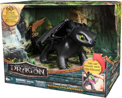 Interaktywna zabawka Dragons Jak wytresować smoka Szczerbatek 30 cm (681147062887)