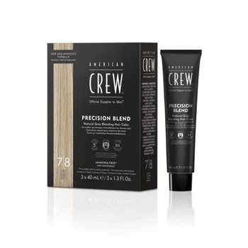 Система маскування сивого волосся рівень 7-8 American Crew Precision Blend Light 3*40 мл