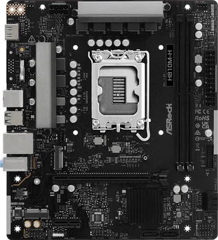 Материнська плата ASRock H810M-H mATX LGA1851 DDR5 (4711581490833)