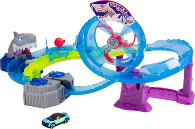 Tor samochodowy Dickie Toys Biały rekin z samochodem 3338002 (4006333094071)