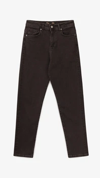 Джинси Mom Fit жіночі On me 5176 34 Коричневий shop (2000999377723)