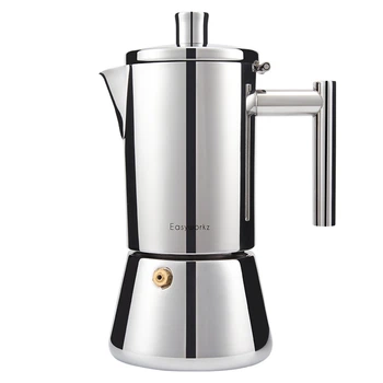 Гейзерна кавоварка Easyworkz diego moka pot з нержавіючої сталі на 6 чашок (М10850302)