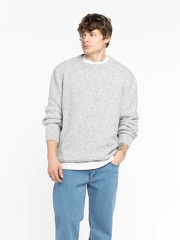 Светр чоловічий сірий з додаванням вовни Arber Crew-neck7 N-AVT-112 XL зріст 5 сірий (M10.76.12.531)