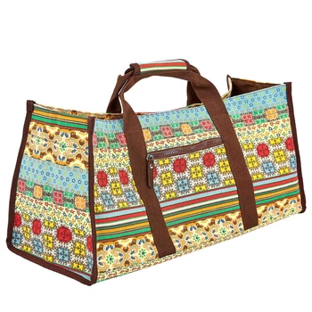 Сумка для фитнеса и йоги DoYourYoga Yoga bag FI-6971-3 Материал: полиэстер, хлопок. Размер: 22смх24смх54см. Цвет: бежевый-голубой.