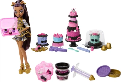 Кукла Монстер Хай Клодин Вульф День Рождения Создай праздничный торт Monster High Clawdeen Wolf Scary Sweet Birthday Cake Kit (JBG78) (JBG78)