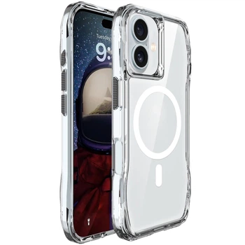 Чохол Space Octagon TPU з підтримкою MagSafe для Apple iPhone 17 Clear