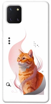 TPU чехол Demsky Ginger cat для Samsung Galaxy Note 10 Lite (A81)