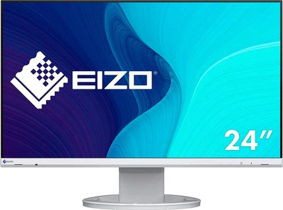 Monitor Eizo 23.8'' FlexScan EV2490-WT 60.5 cm (1920 x 1080) (5ms) (1 x HDMI 1.4, 1 x DisplayPort 1.3, 2 x 3.5 mini Jack) (White) (EV2490-WT)