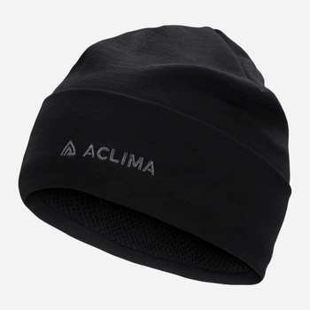 Термошапка зимняя спортивная шерстяная Aclima WoolNet 109929 One Size Черная (7034041121748)