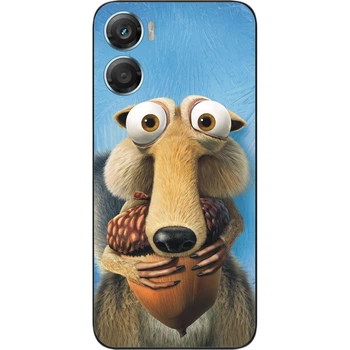 Силиконовый чехол SMTT для Motorola G06 с дизайном Белка