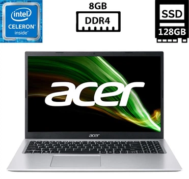 Ноутбук Acer Aspire A115-32-C28P 15.6" TN 1920x1080 Celeron N4500 1.10GHz 8GB DDR4 SSD 128GB UHD Graphics Камера (AСA11532R8S128B) Б/У