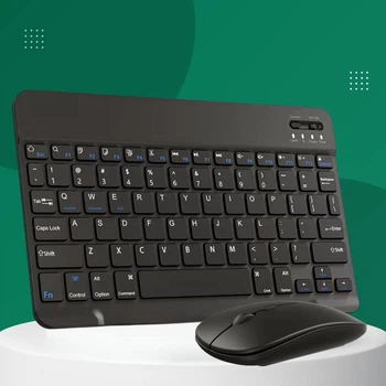 Беспроводная клавиатура с мышкой Mouse&Keyboard Kit аккумуляторная ультратонкая для телефона планшета ноутбука