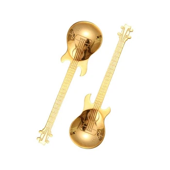 Набір креативних ложок 2в1 «Spoon Guitar» Золотий