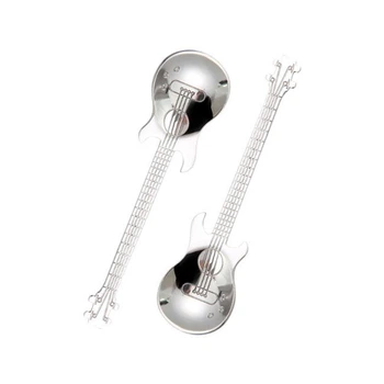 Набор креативных ложек 2в1 «Spoon Guitar» Серебрянный