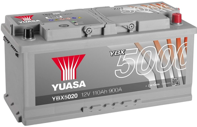 Автомобильный аккумулятор Yuasa 12V 110Ah Silver High Performance Battery YBX5020 (0) (YBX5020)